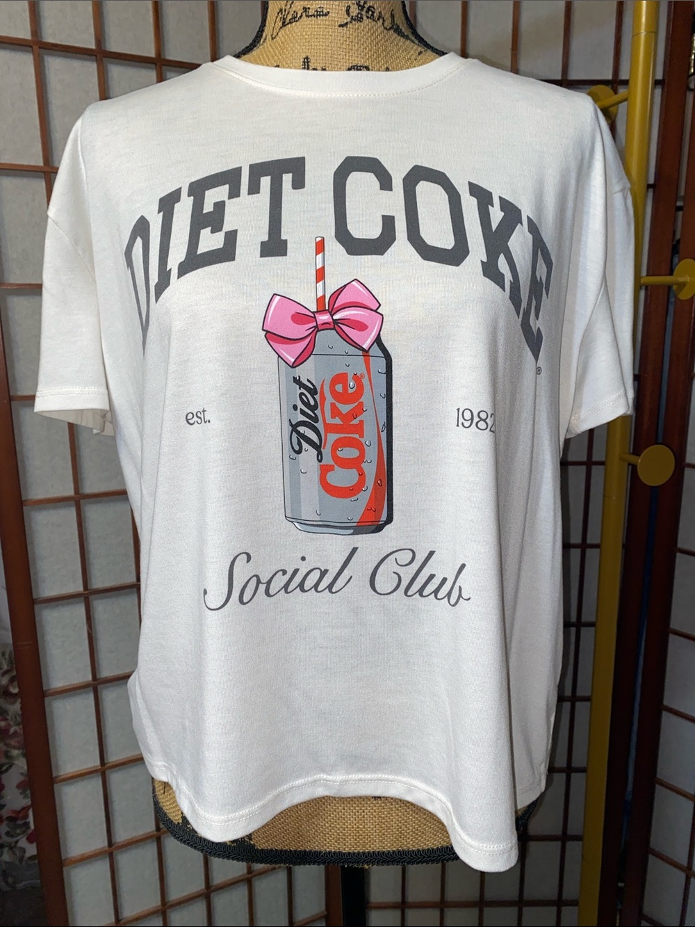 NWOT Diet Coke Social Club Graphic Tee